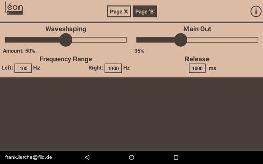 léon Thereminemulator für Android